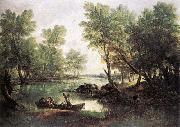 Thomas Gainsborough River Landscape oil painting on canvas